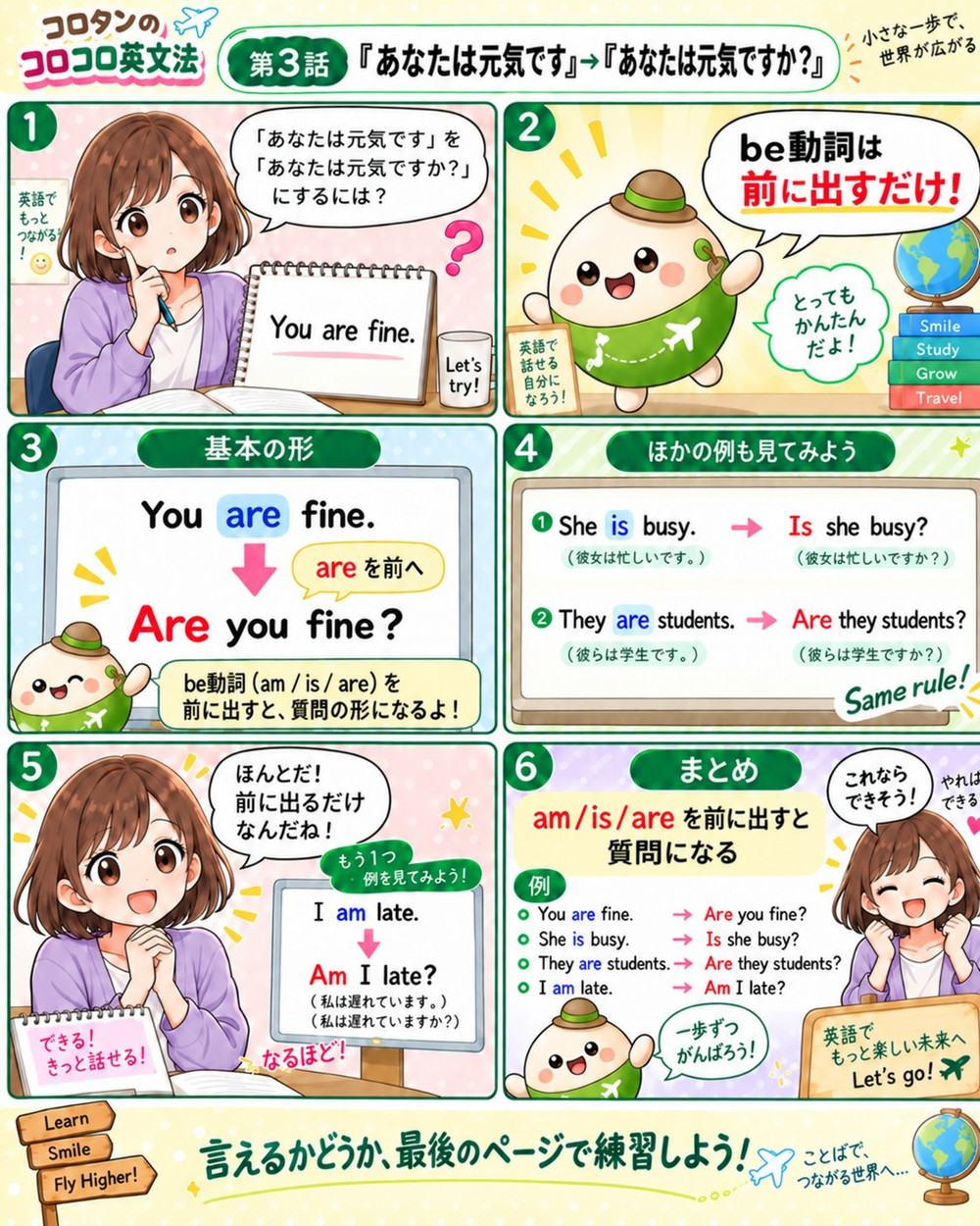 コロコロ英文法 第3話の漫画