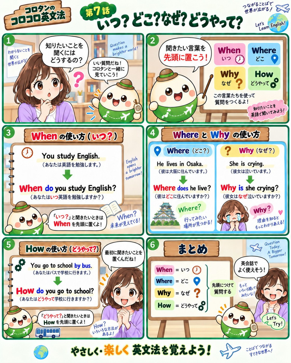 コロコロ英文法 第7話の漫画